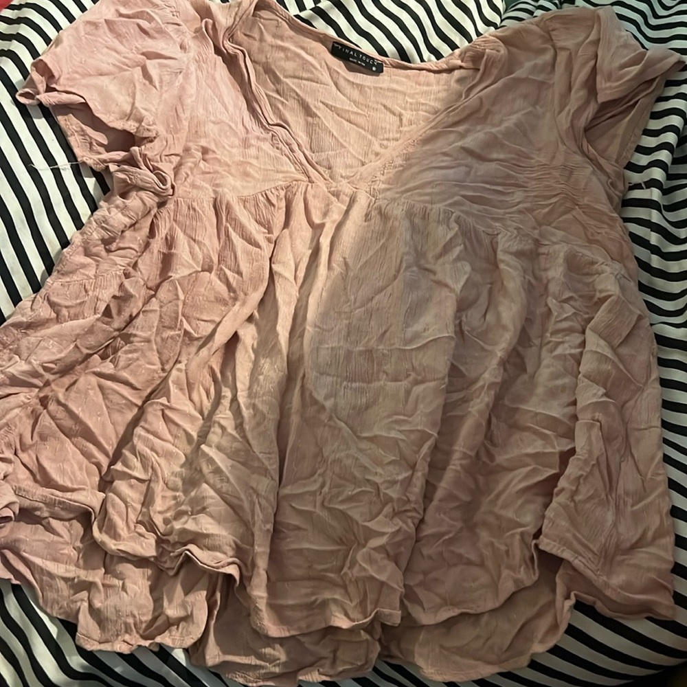 Rose pink, very flowy top from Palmetto Moon